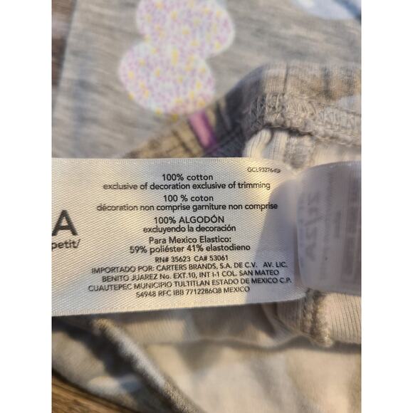 Carter's 2t girls ice cream print pajama set - Picture 4 of 5